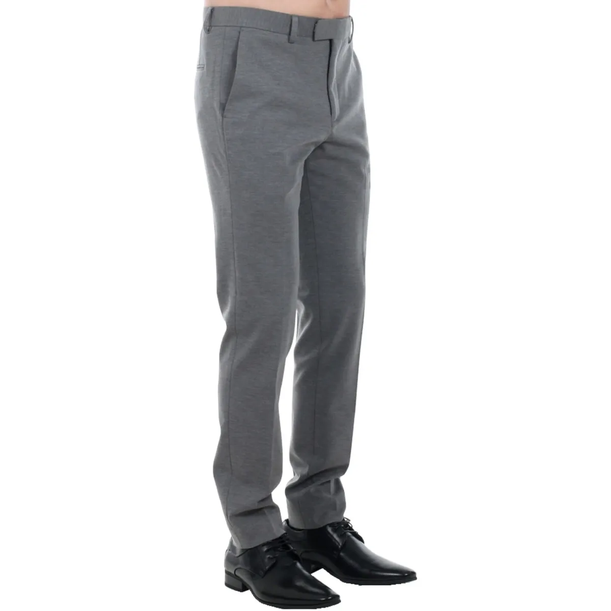 12126045 JPRSTEVEN TROUSER NOOS LIGHT GREY MELANGE