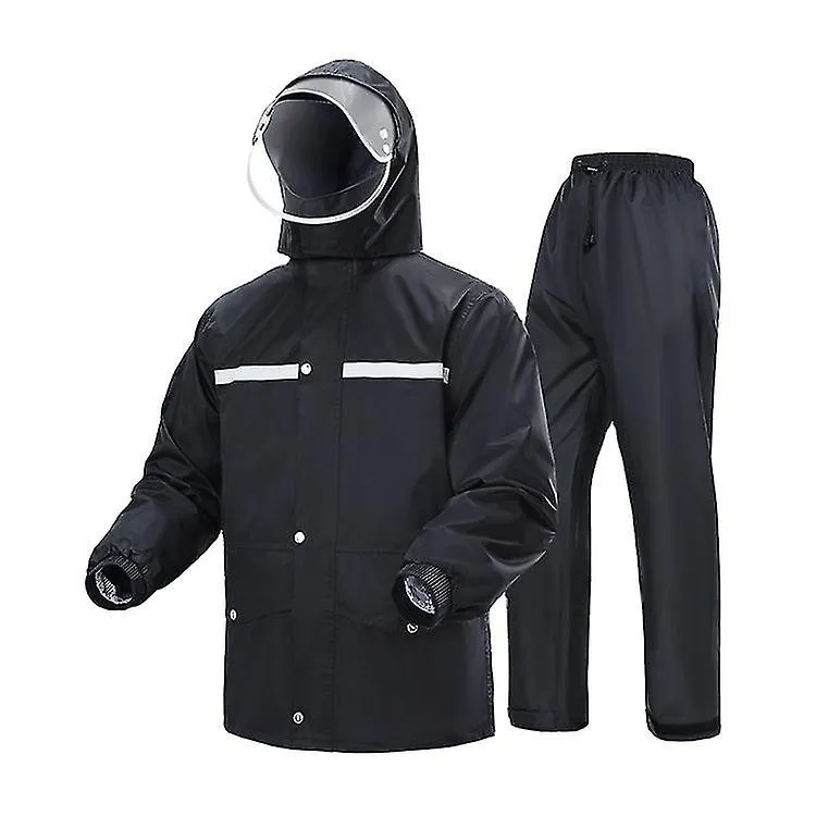 2022 Durable Polyester Waterproof Rain Wear Coat Men's Rain Jacket Trouser Rain Suit