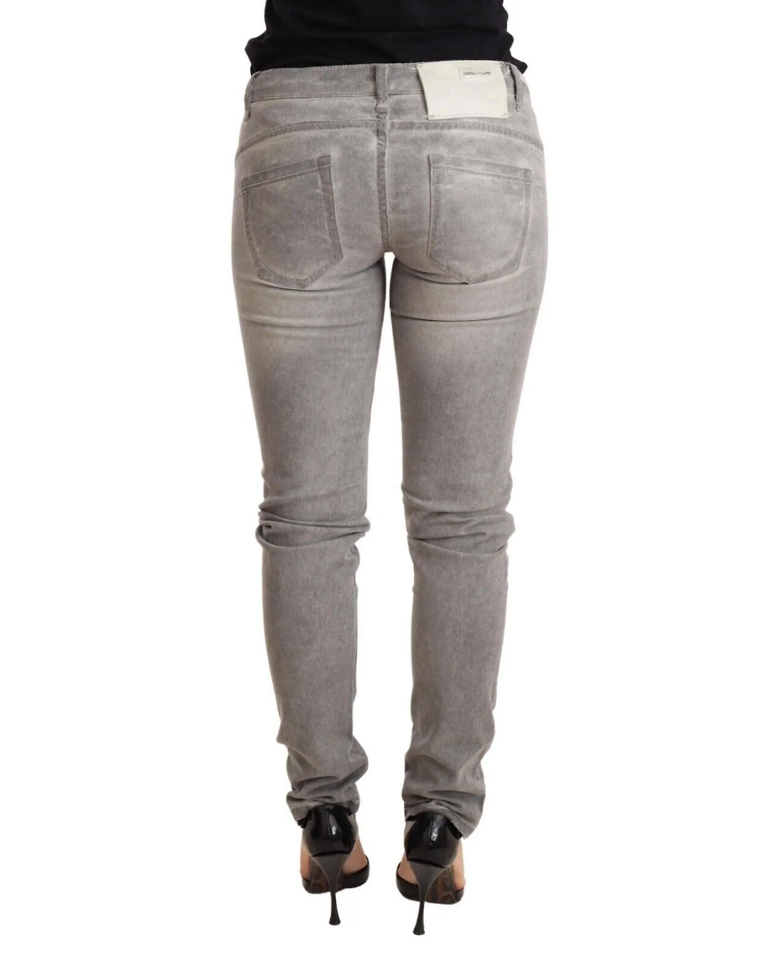 Acht Light  Washed Cotton Slim Fit Denim Trouser Jeans