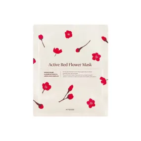 Active Red Flower Mask