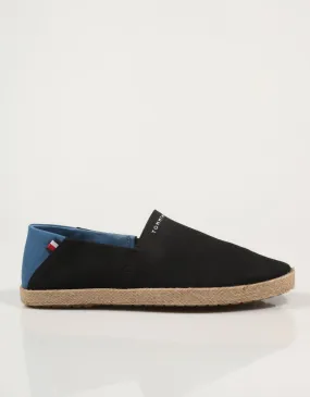  alparcatas TOMMY HILFIGER Hilfiger Espadrille Core Textile en Preto 84205