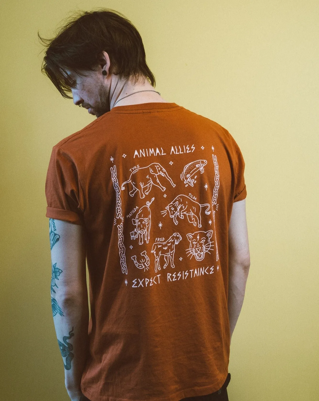 Animal Allies Burnt Orange T-Shirt