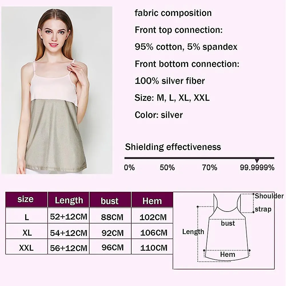 Anti-Radiation Clothes, Women's Vests Anti Radiation Protection Maternity Clothes Maternity Dress Household Casual Wear