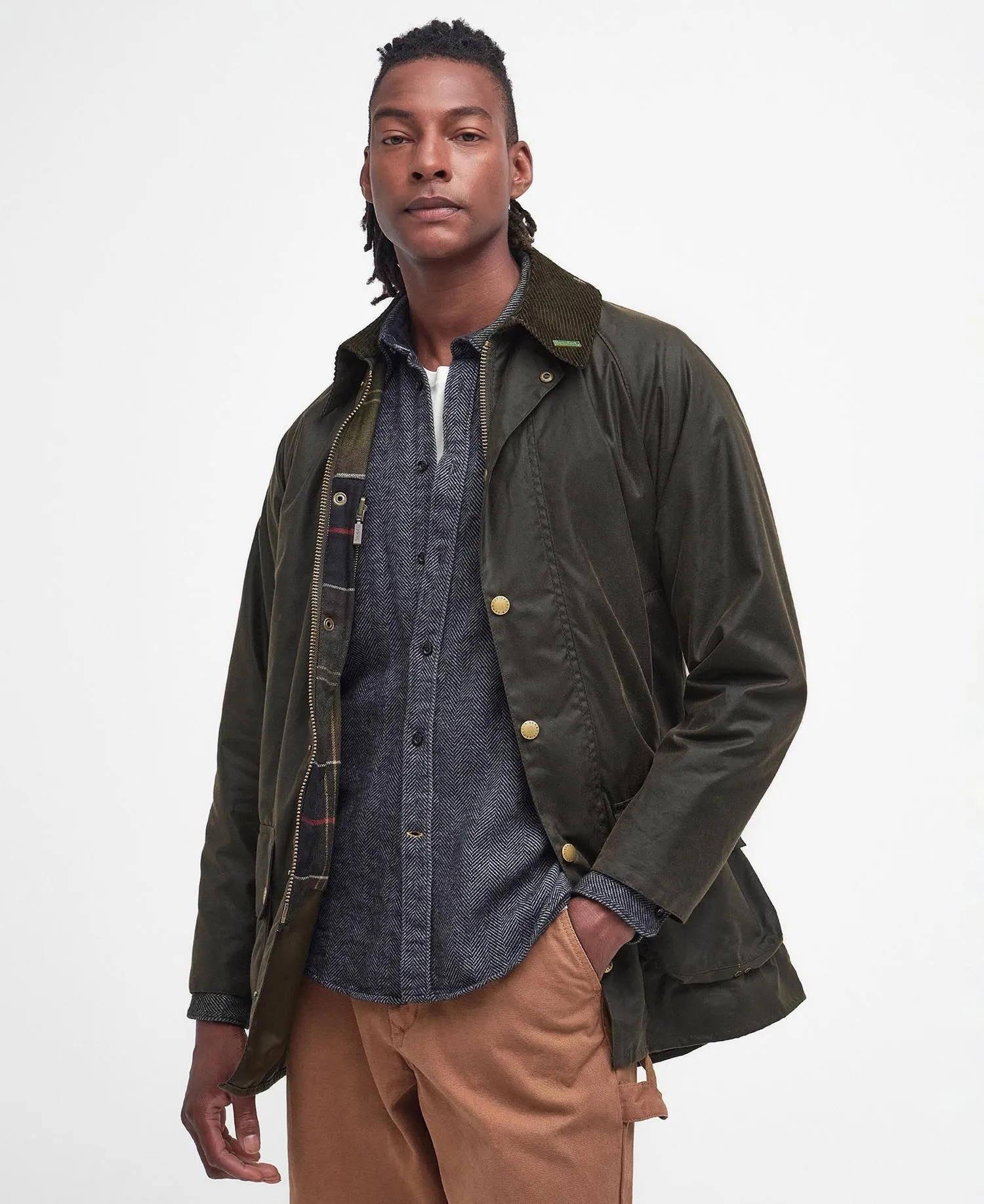 Barbour 40th Anniversary Beaufort Wax Jacket Olive Men's - A One Clothing