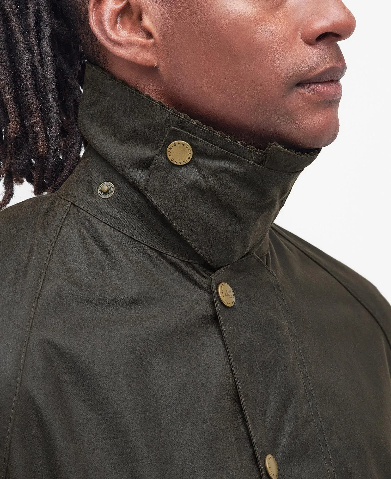 Barbour 40th Anniversary Beaufort Wax Jacket Olive Men's - A One Clothing