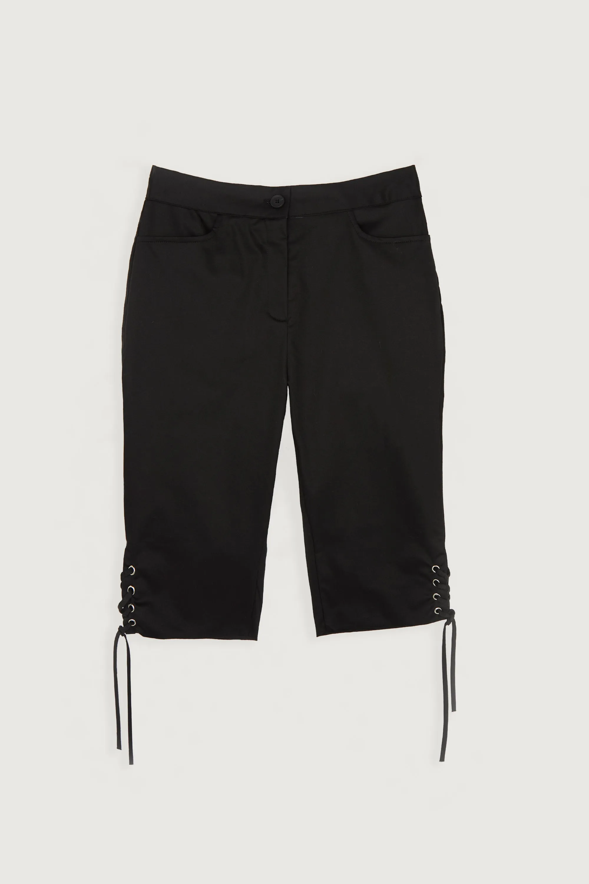 BERMUDA SHORT WITH LACE UP TIES