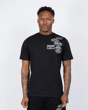 Black Mono Badge Mercier Tshirt