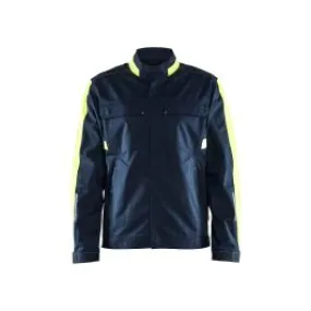 Blåkläder Work Jacket Stretch 4444 - Navy Yellow