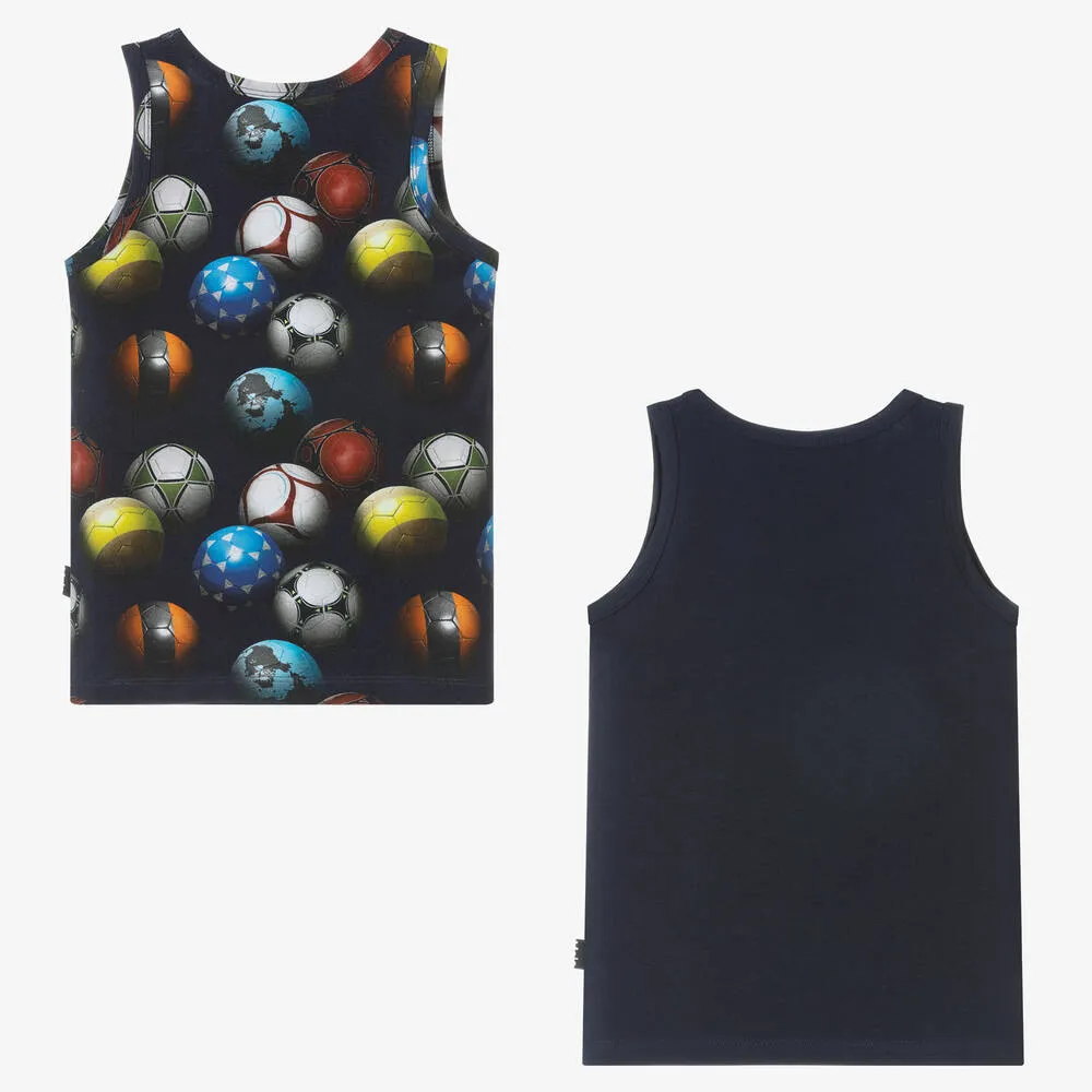 Boys Cotton Vests (2 Pack)