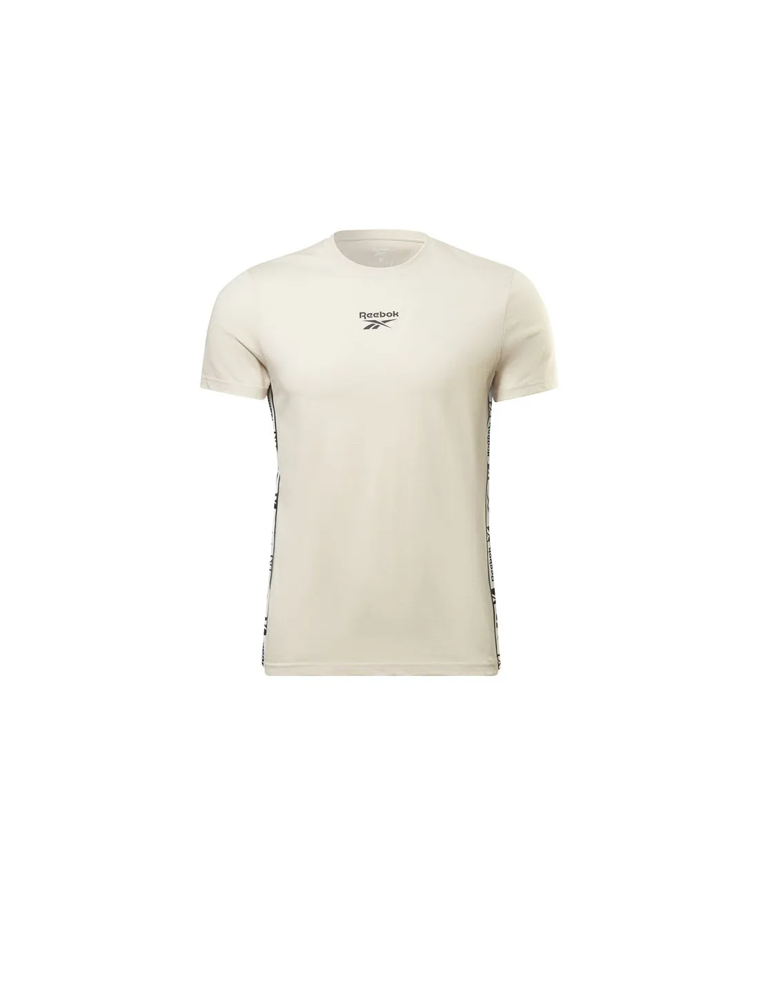 Camiseta de trainning Reebok Identity Tape M Beige