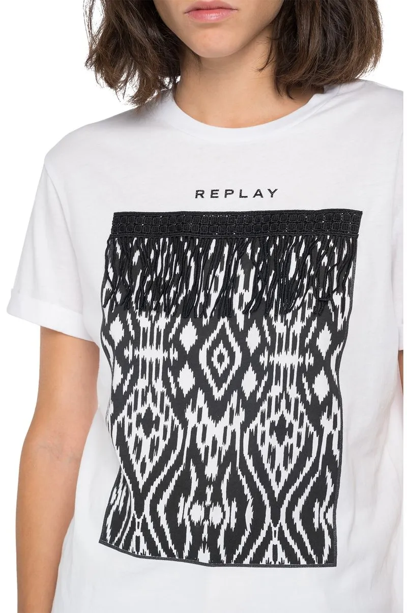 Camiseta Para Mujer Tshirt Replay 50907