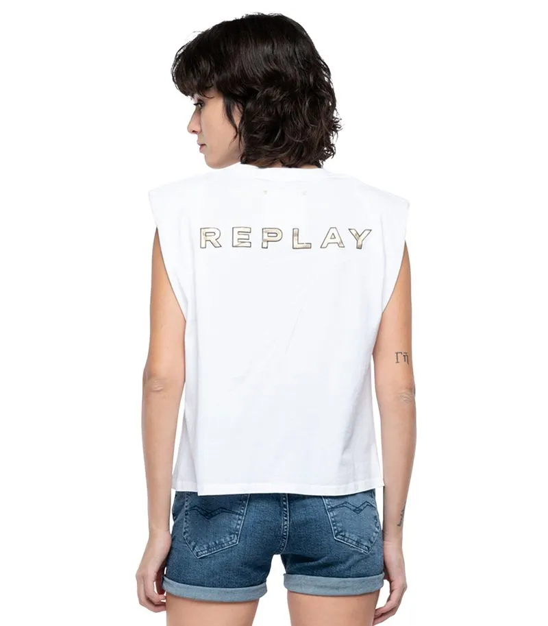 Camiseta Para Mujer Tshirt Replay 50910