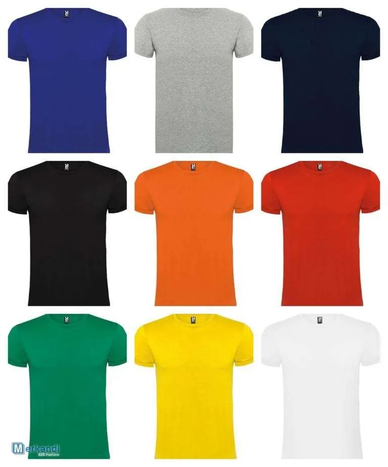 Camisetas para niños - Tops Básicos - de algodón. 9 Colores