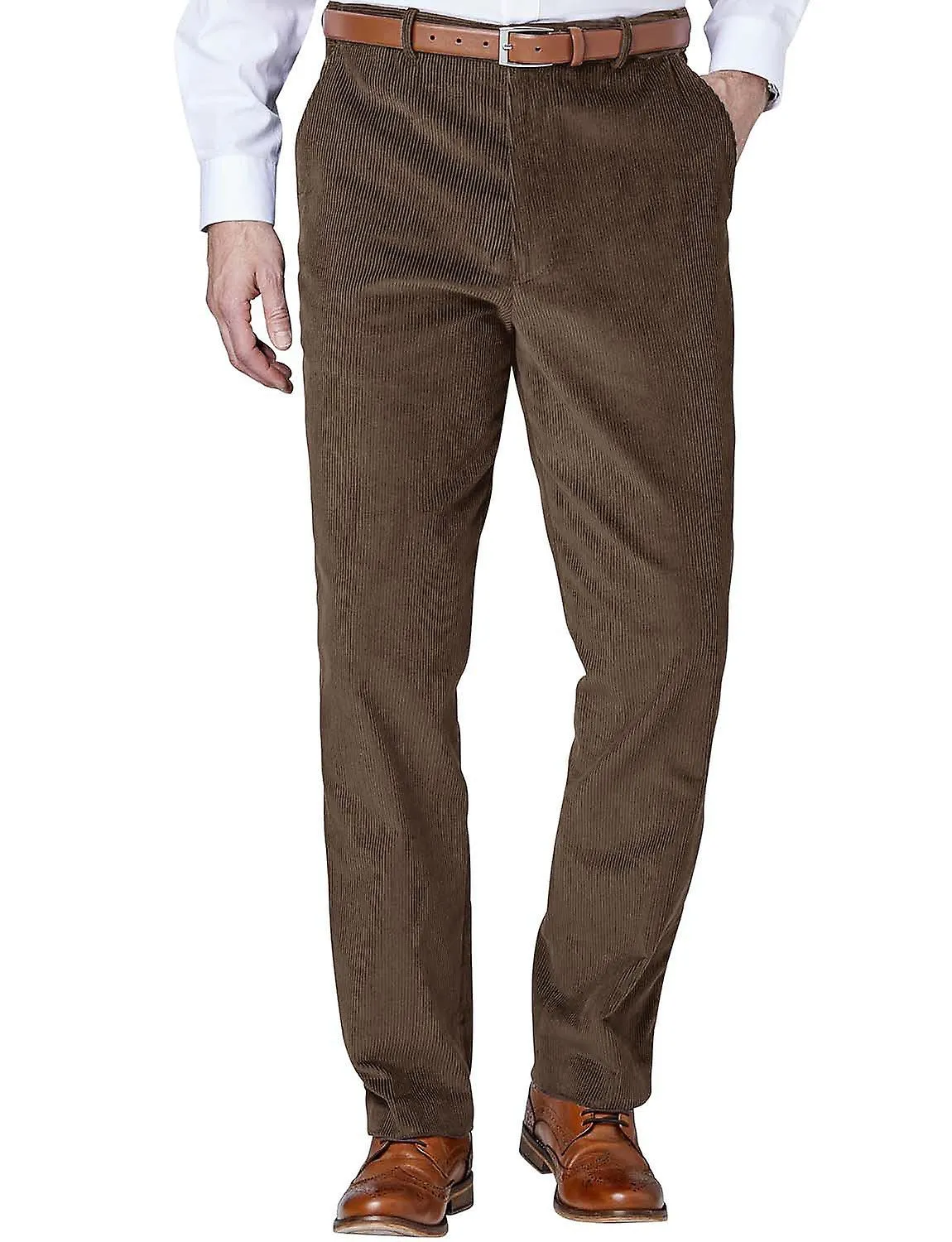 Chums | Mens | Cotton Corduroy Trouser | Stylish & Comfortable Hidden Extra Waistband Pants for Men