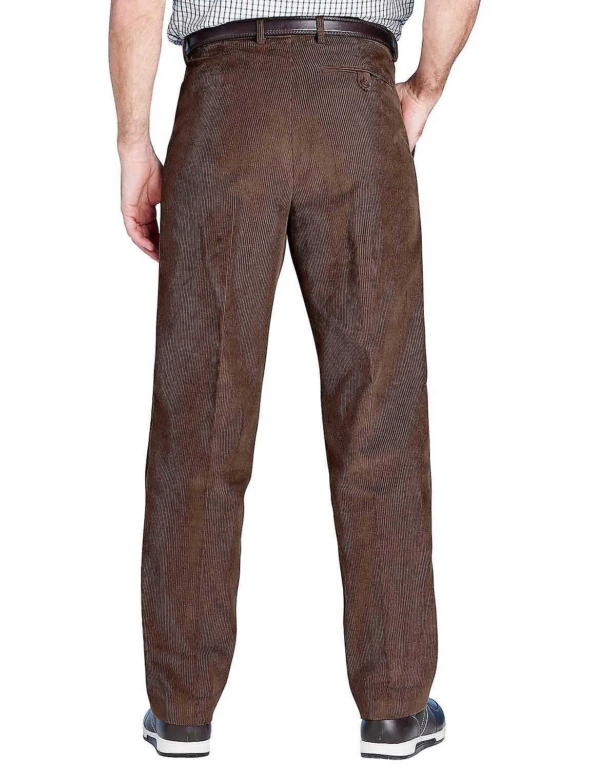 Chums | Mens | Cotton Corduroy Trouser | Stylish & Comfortable Hidden Extra Waistband Pants for Men