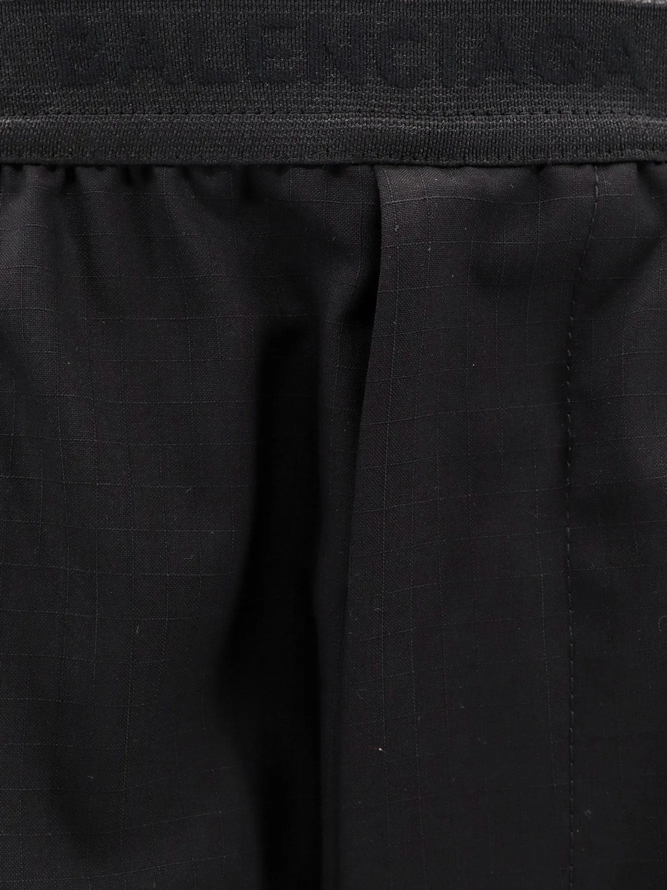 Cotton trouser with logoed band