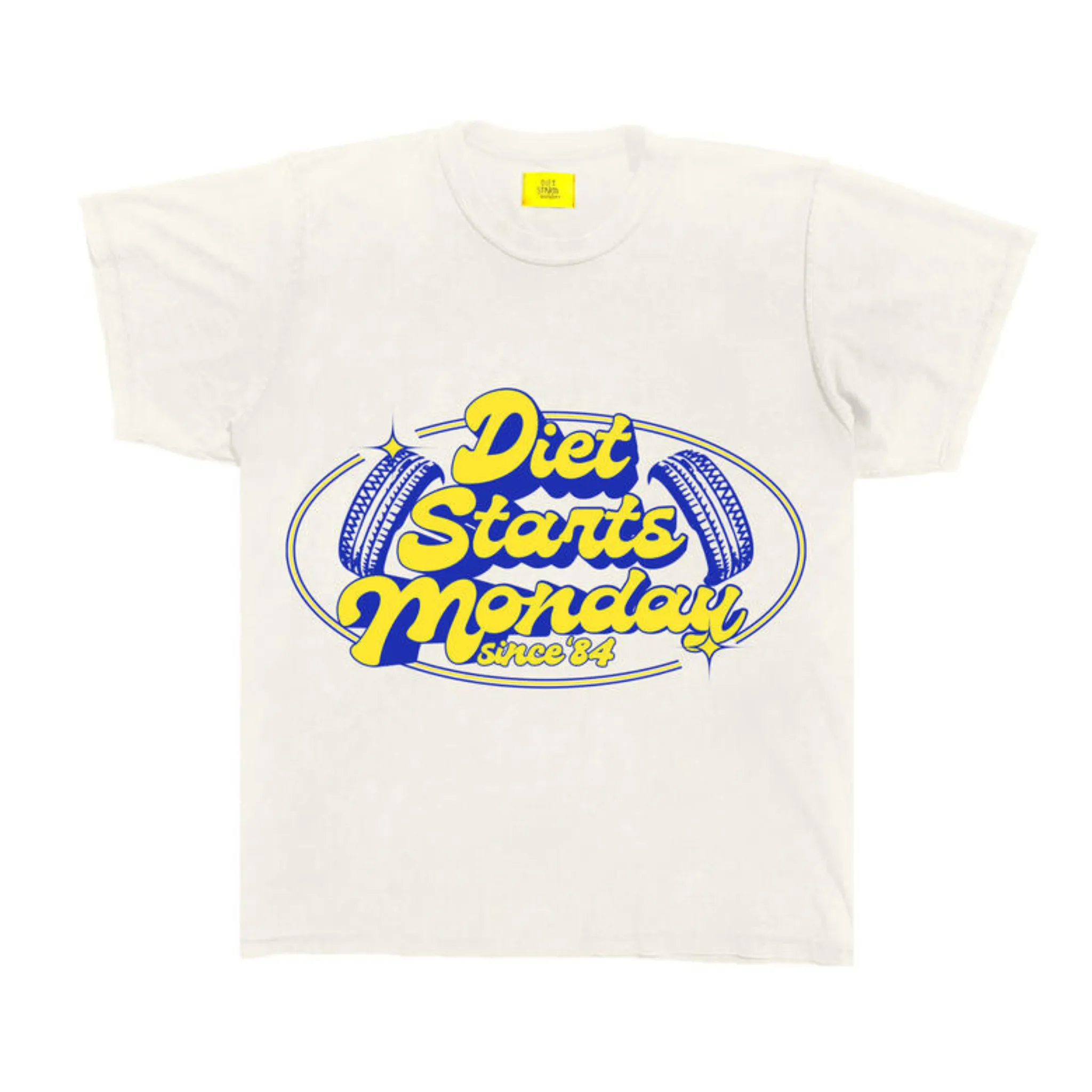 Diet Starts Monday T-Shirt in Antique White