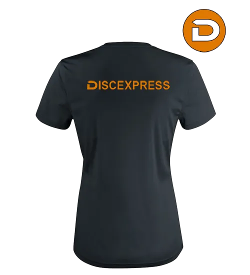 Discexpress & D Discgolf Funktions T-shirt (Dam)