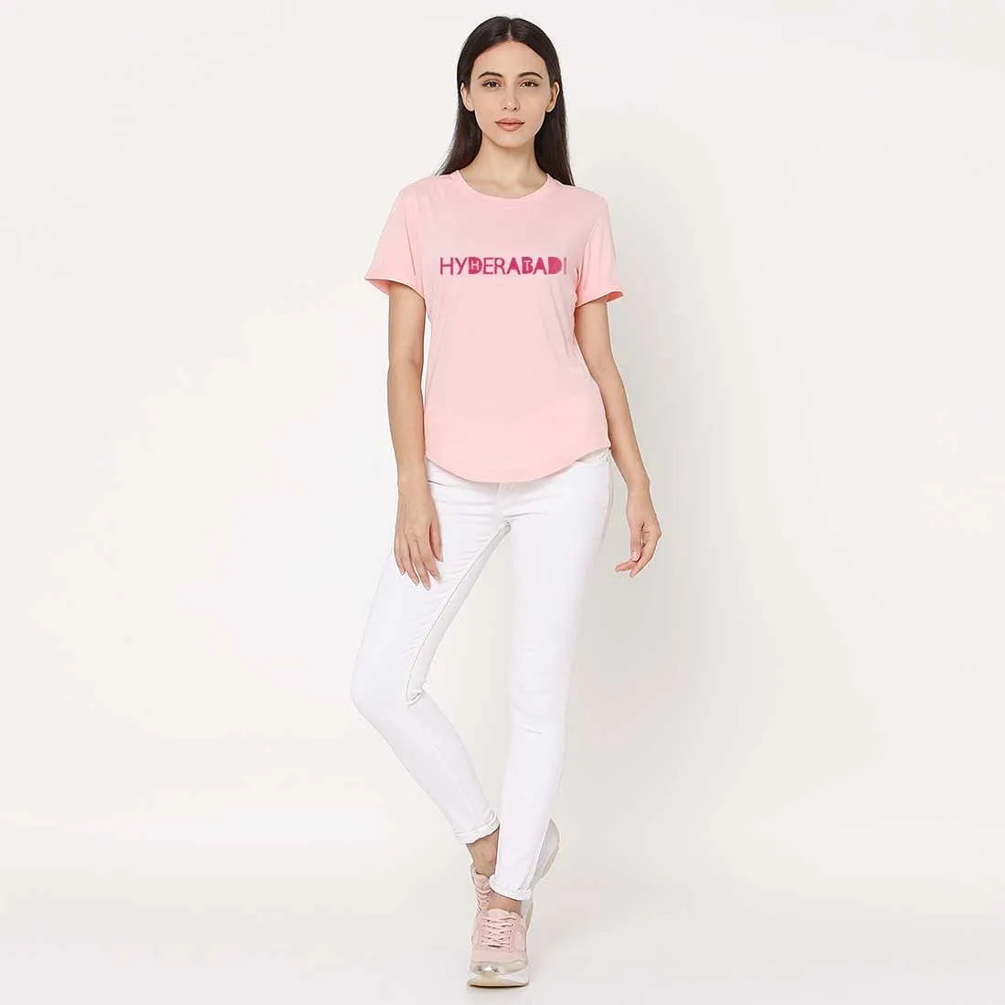 Funny T shirts For Women Hyderabad City  - Hot Hydrabadi