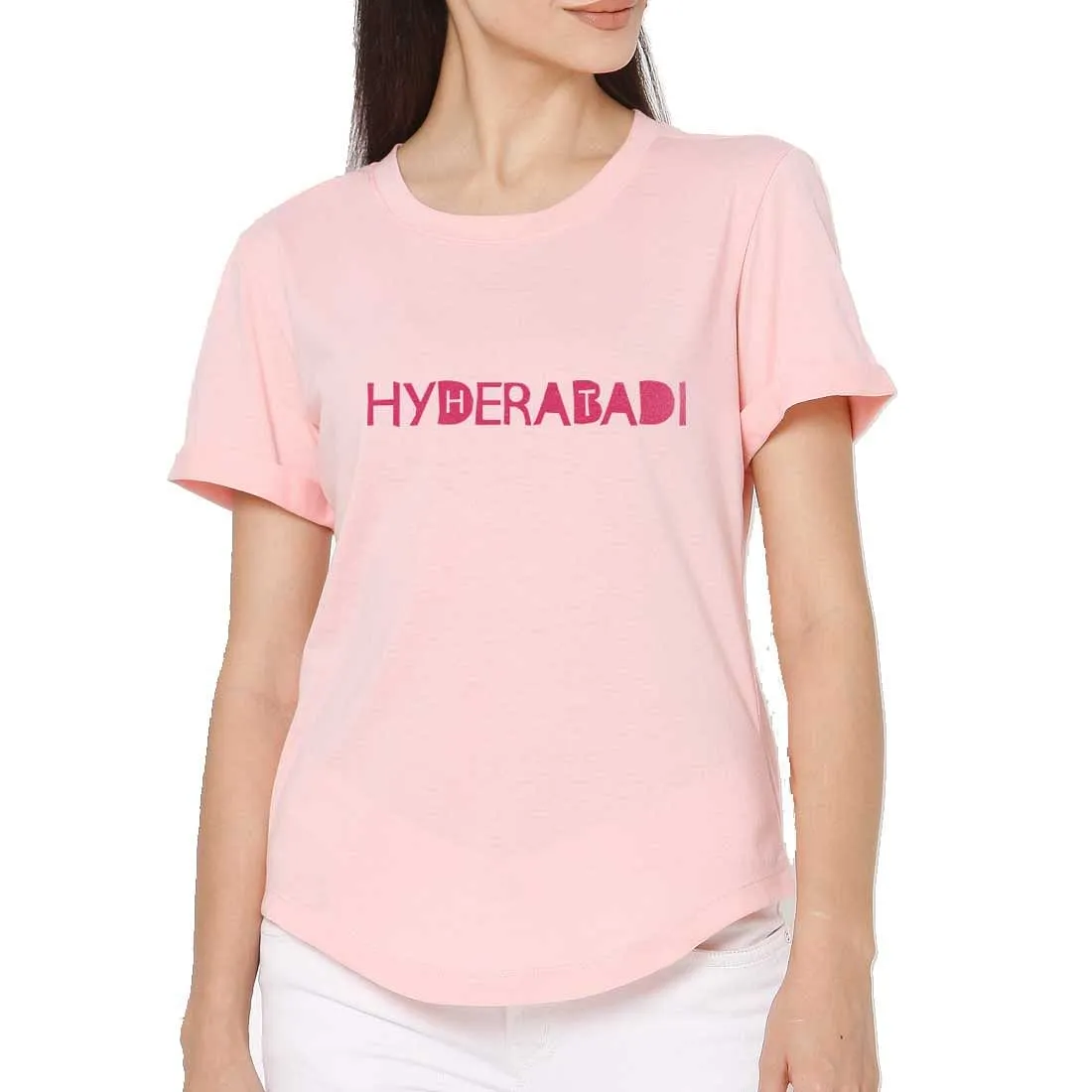 Funny T shirts For Women Hyderabad City  - Hot Hydrabadi