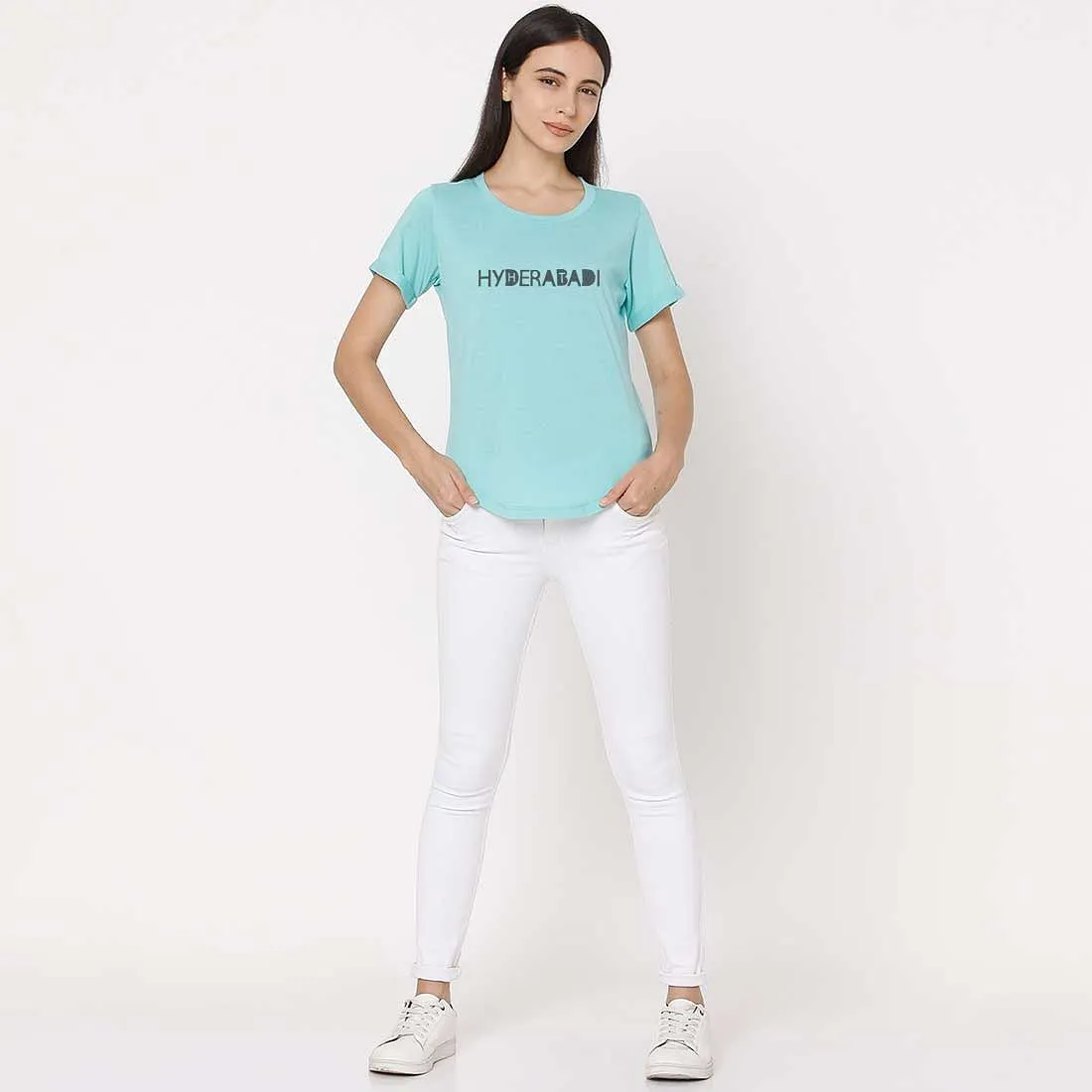 Funny T shirts For Women Hyderabad City  - Hot Hydrabadi