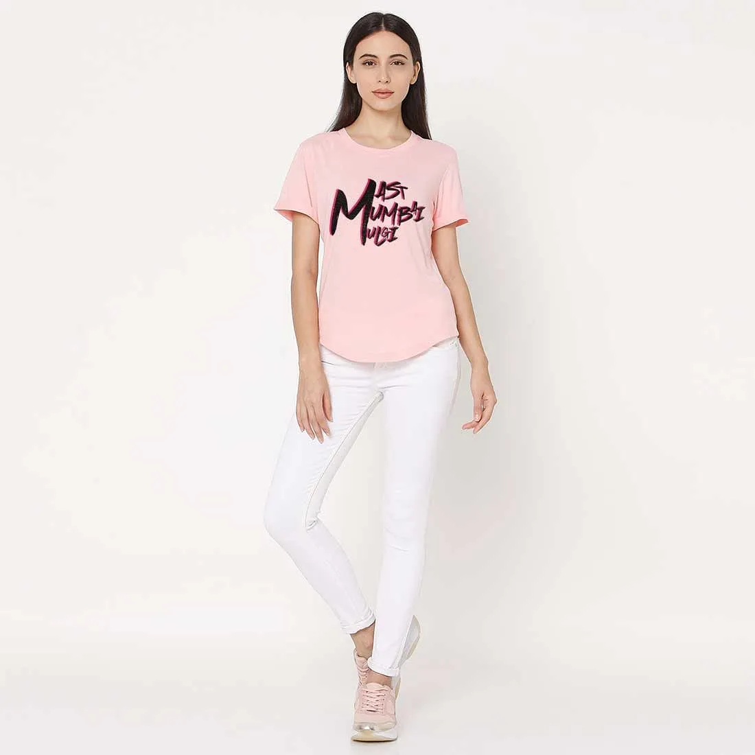 Funny T Shirts For Women - Mast Mumabi Mulgi