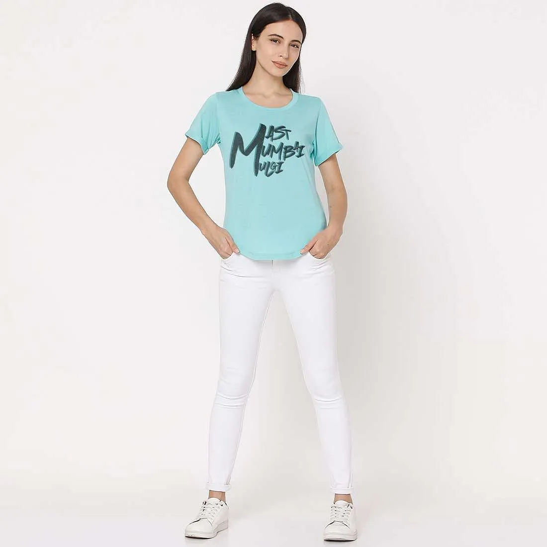 Funny T Shirts For Women - Mast Mumabi Mulgi