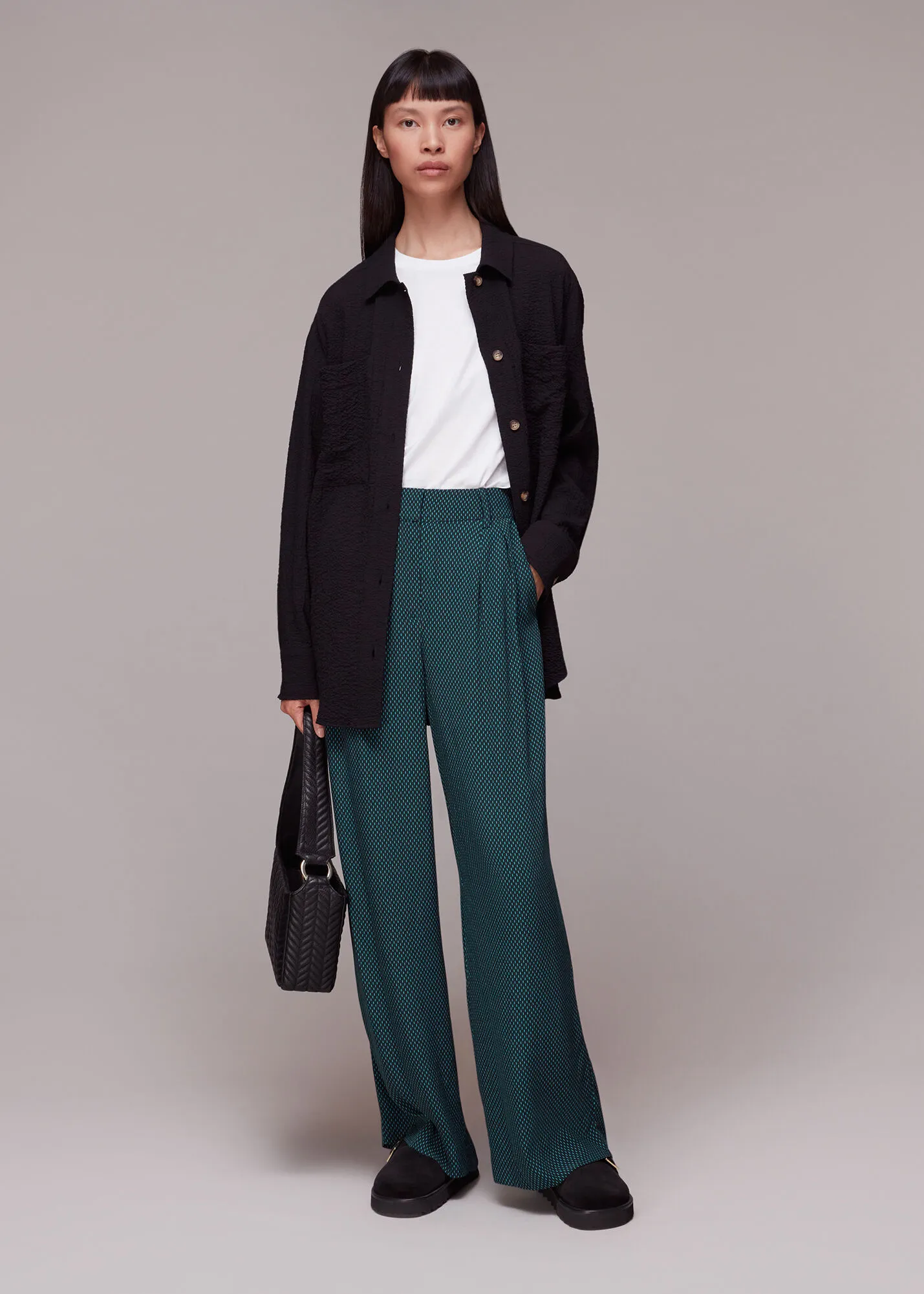 Green Lizzie Vertical Dash Trouser