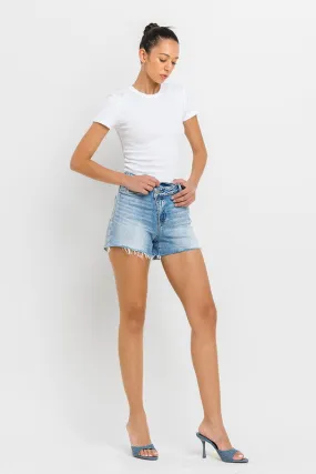 High Rise Criss Cross Shorts