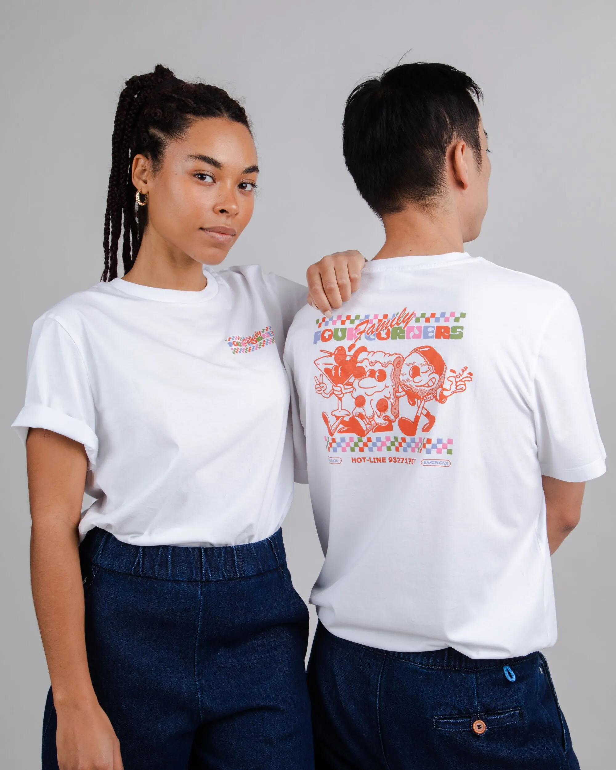 Hoxton Four Corners Tshirt White