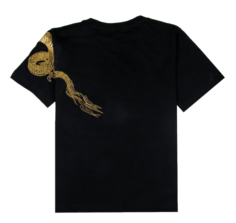 Kanagawa Great Wave Embroidered T-Shirt