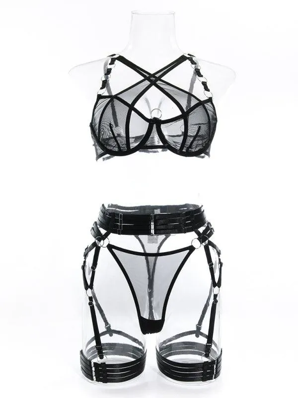 Ladies Strappy Lingerie Sets