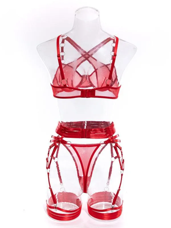 Ladies Strappy Lingerie Sets