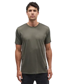 Le Bent Men's Ultralight Short Sleeve Tee - Olive Night | Shop Shirts & Tops at Trojan Wake Ski Snow & Snow Skiers W