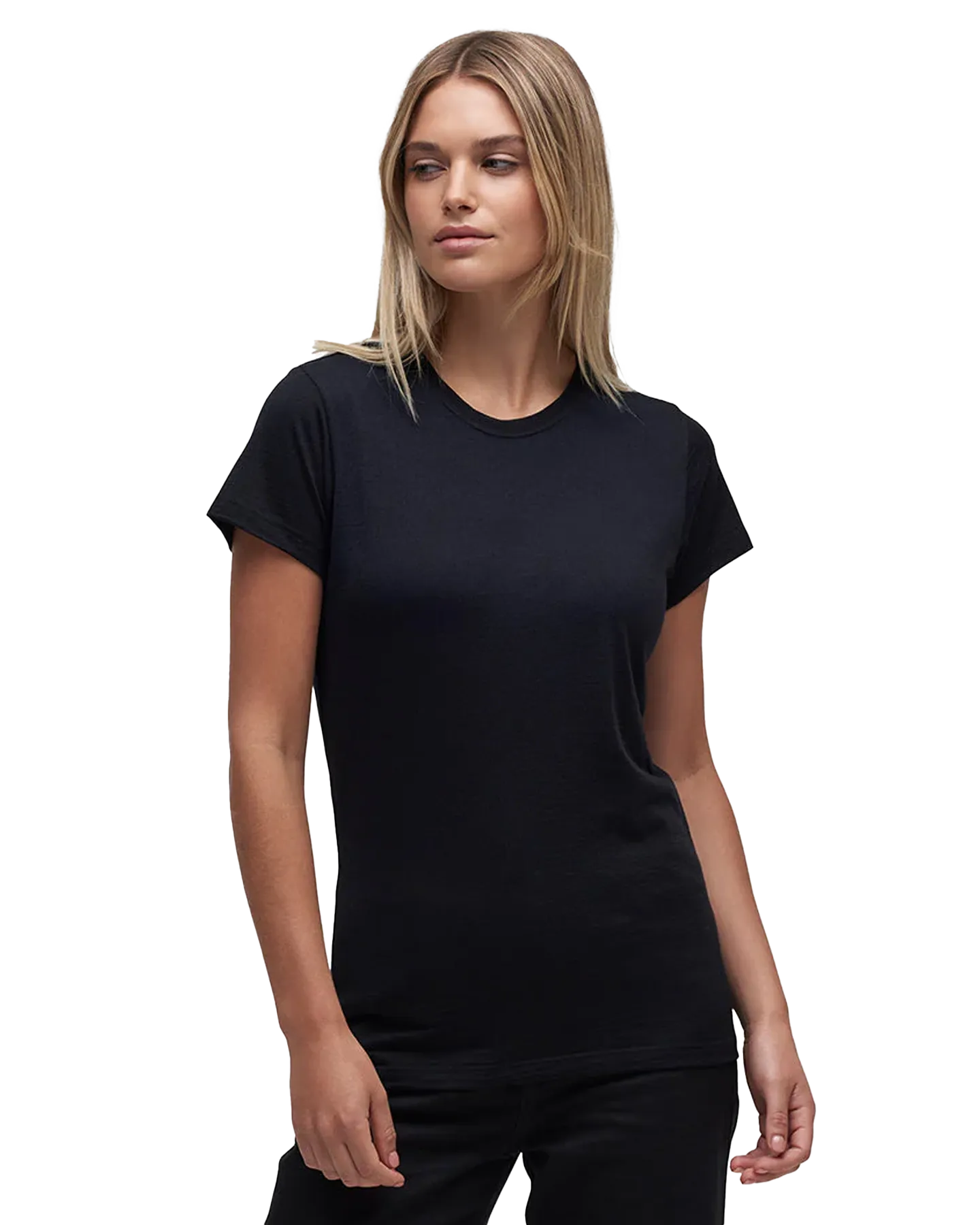 Le Bent Women's Ultralight Short Sleeve Tee - Black | Shop Shirts & Tops at Trojan Wake Ski Snow & Snow Skiers Wareh