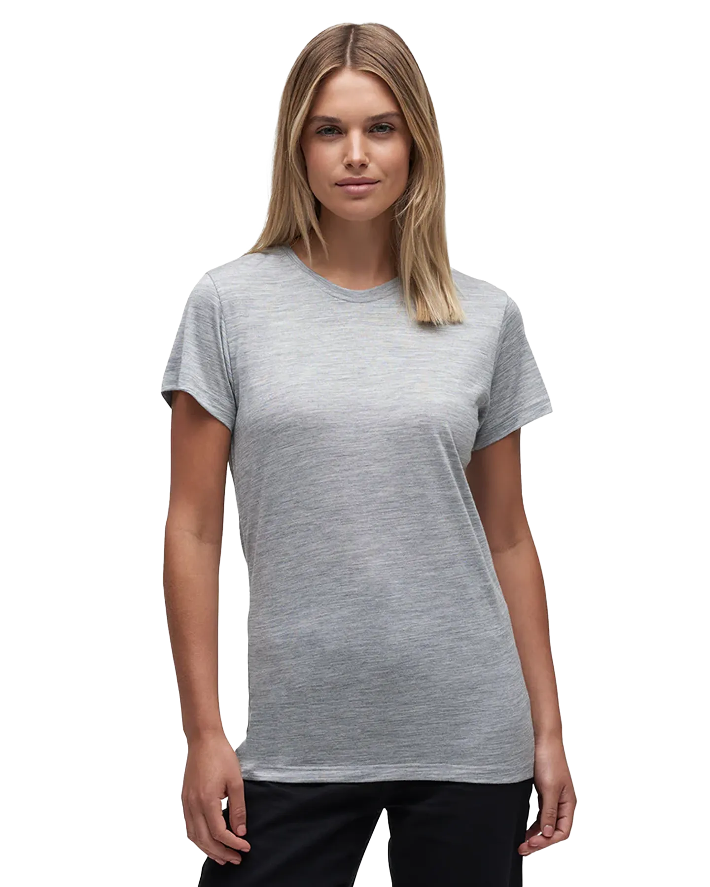 Le Bent Women's Ultralight Short Sleeve Tee - Heather Grey | Shop Shirts & Tops at Trojan Wake Ski Snow & Snow Skier