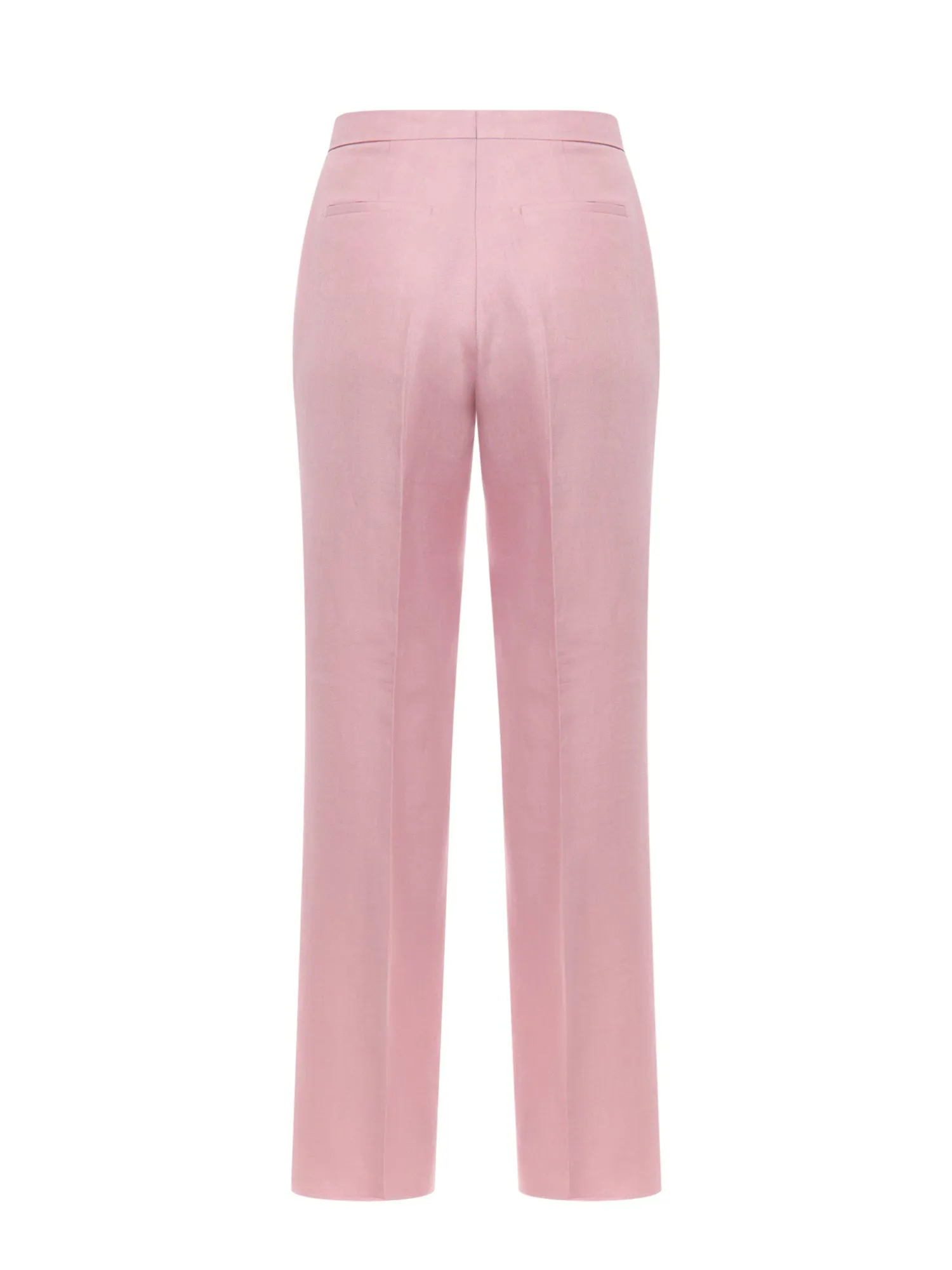 Linen trouser with frontal pinces