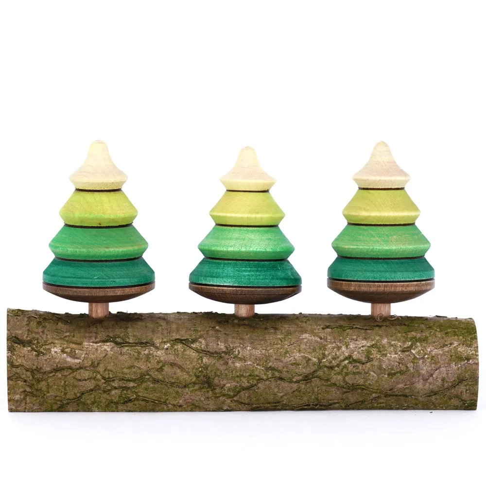 Mader 3 Tree Spinning Tops On Branch