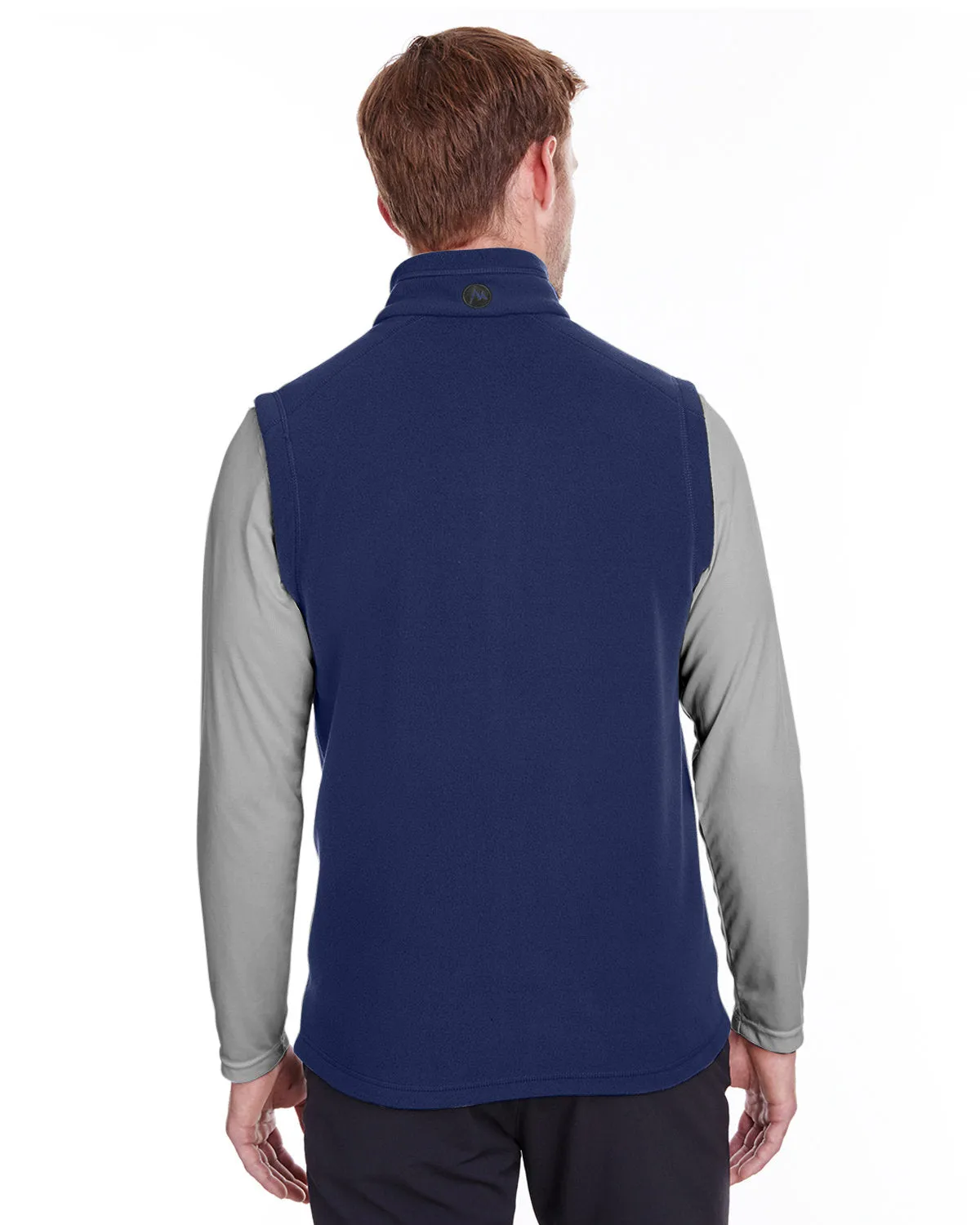 Marmot Rocklin Fleece Branded Vests, Artic Navy