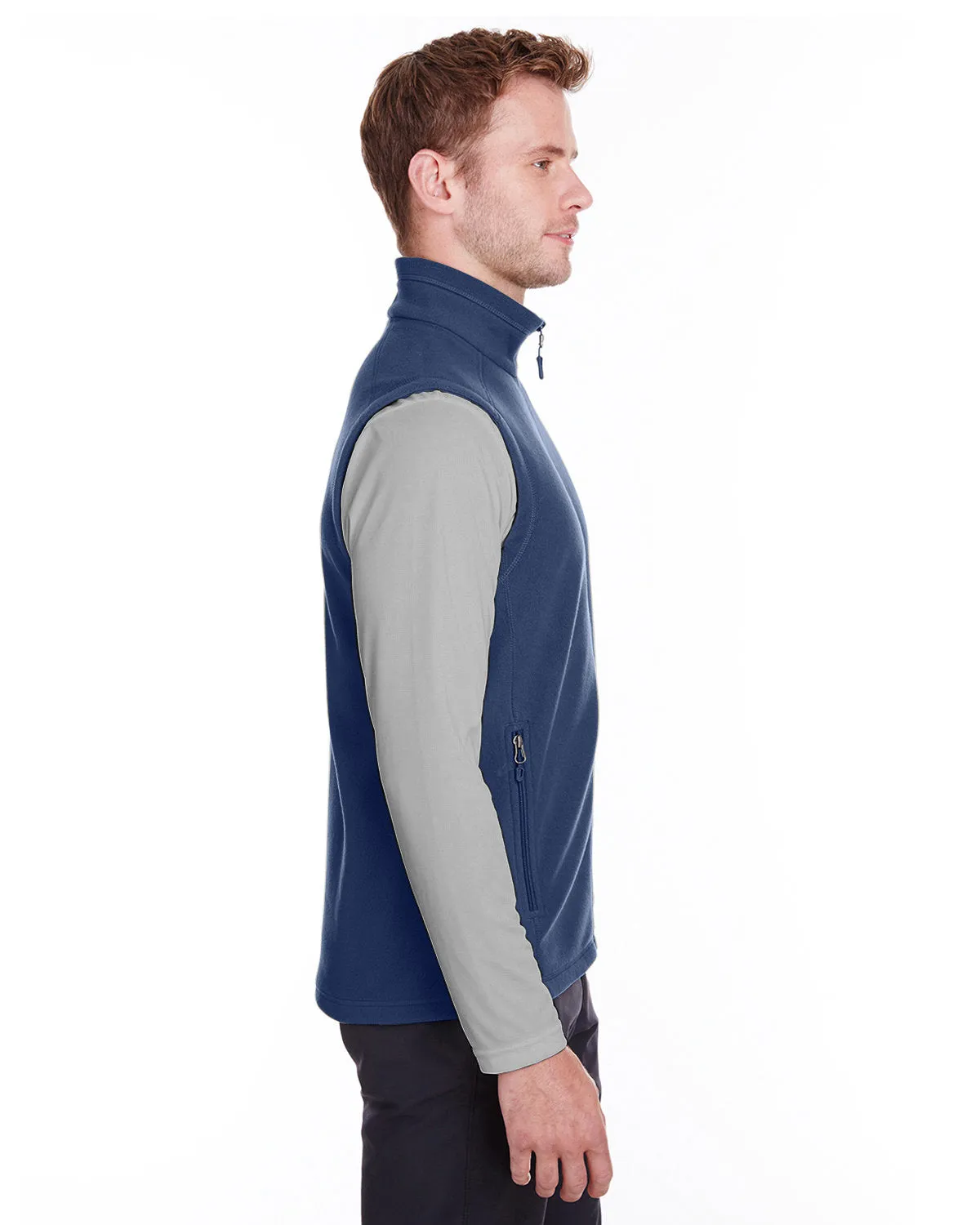 Marmot Rocklin Fleece Branded Vests, Artic Navy