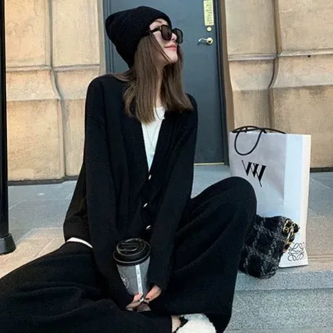 Maternity Autumn Wear Set 2024 New Fashionable Fashionable Sweatshirt Autumn Two-piece Set Maternity Wear Autumn and Winter Tops