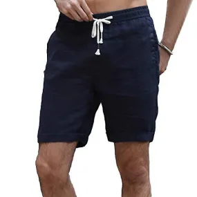 Men Shorts Casual Summer Beach Trunks Short Pockets Bottoms