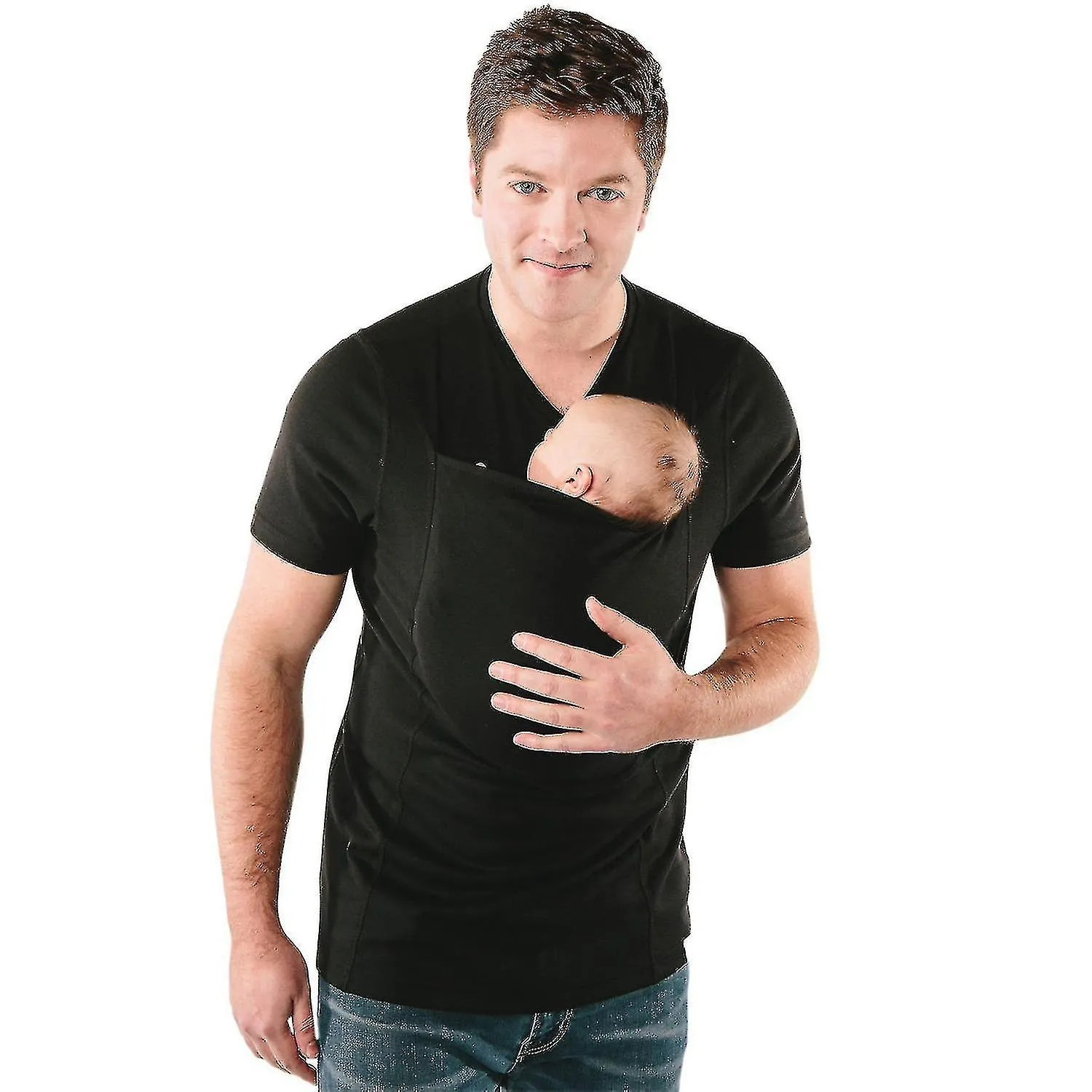 Men's Kangaroo Dad T-shirts Baby Carrier T-shirt