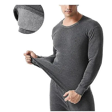 Mens Warm Thick Underwear S Pajama Set For