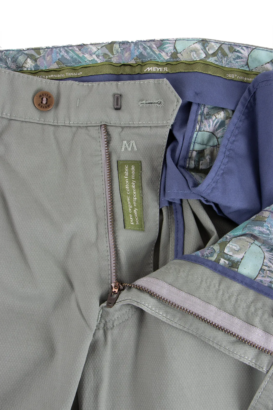 Meyer Bonn Casual Trouser 34L Green