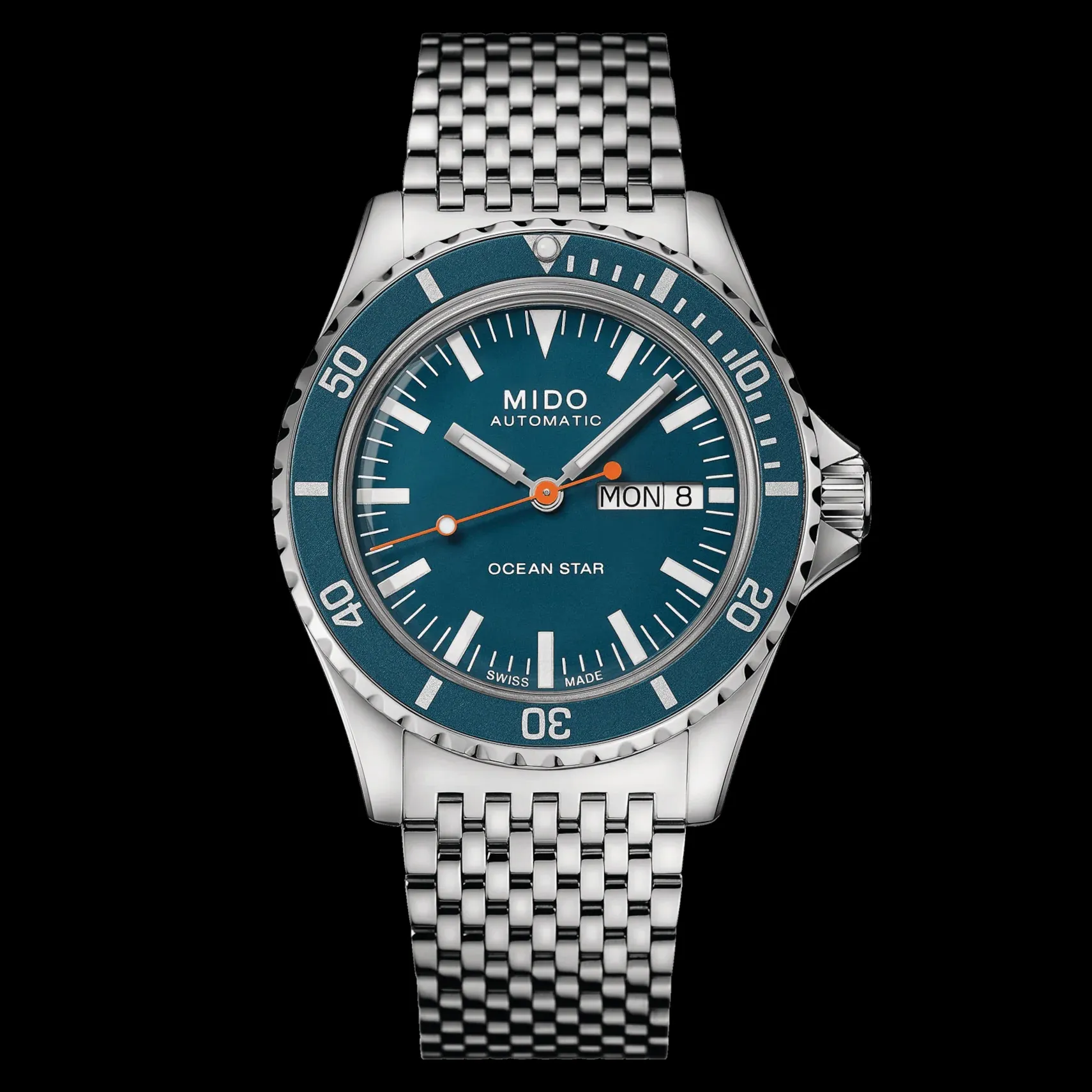 MIDO – M026.830.11.041.00 OCEAN STAR TRIBUTE Textile / blue dial 