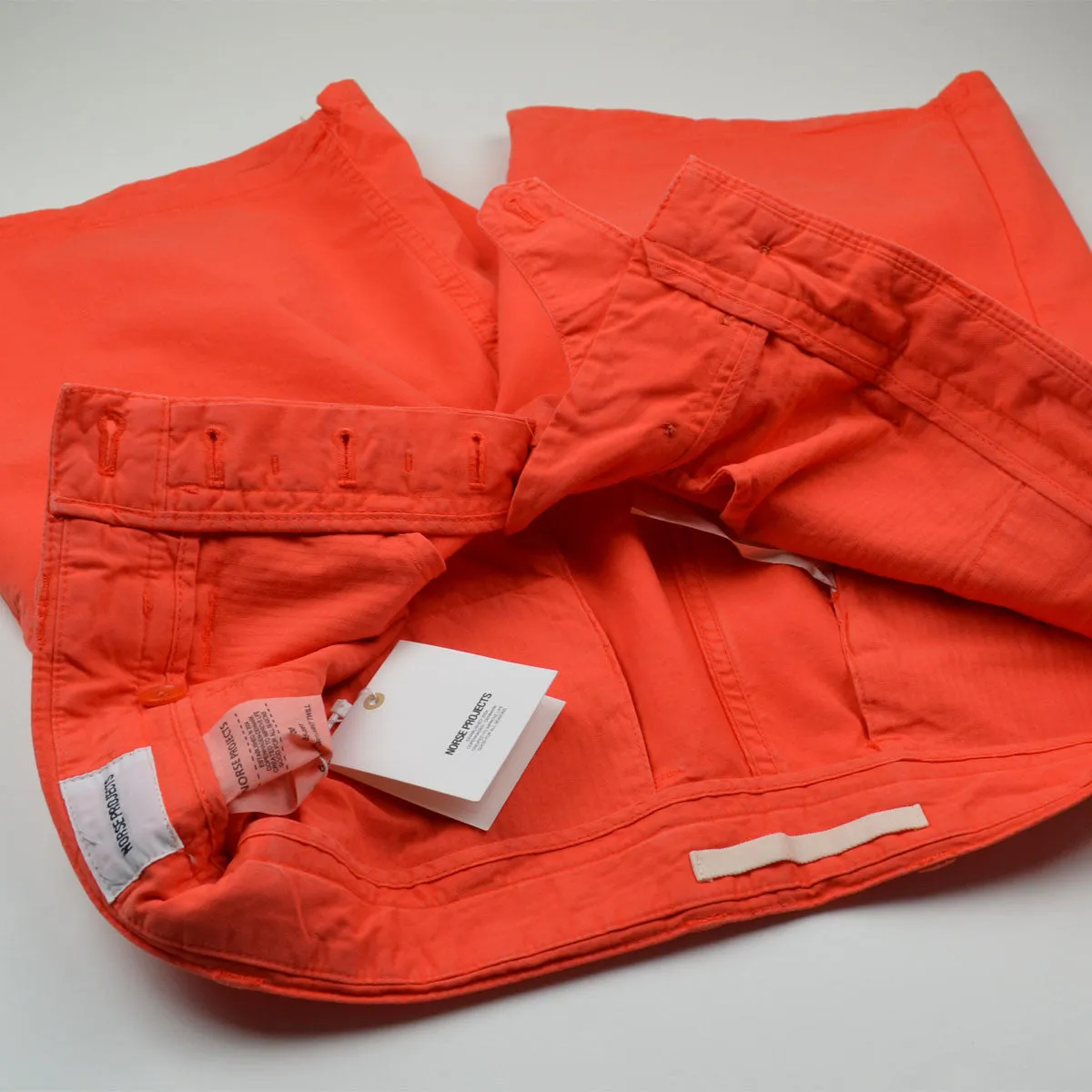 Norse Projects - Aros Light Twill Shorts - Blood Orange