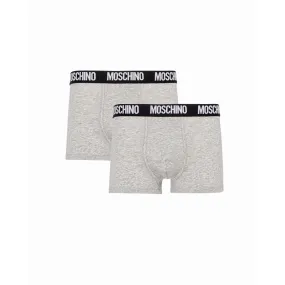 Pack 2 Calzoncillos Moschino Underwear A4771 Gris