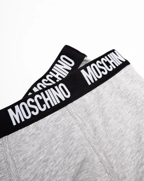 Pack 2 Calzoncillos Moschino Underwear A4771 Gris