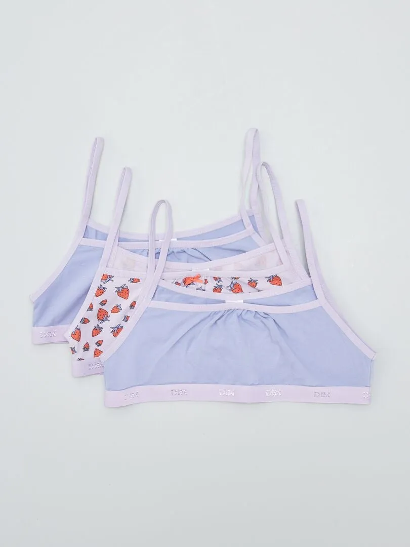 Pack de 3 tops 'Dim' - PURPURA